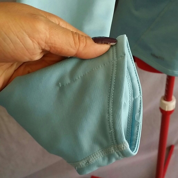 NIKE Dry Fit Tops Light Blue Size M Spandex 10% - Picture 4 of 6